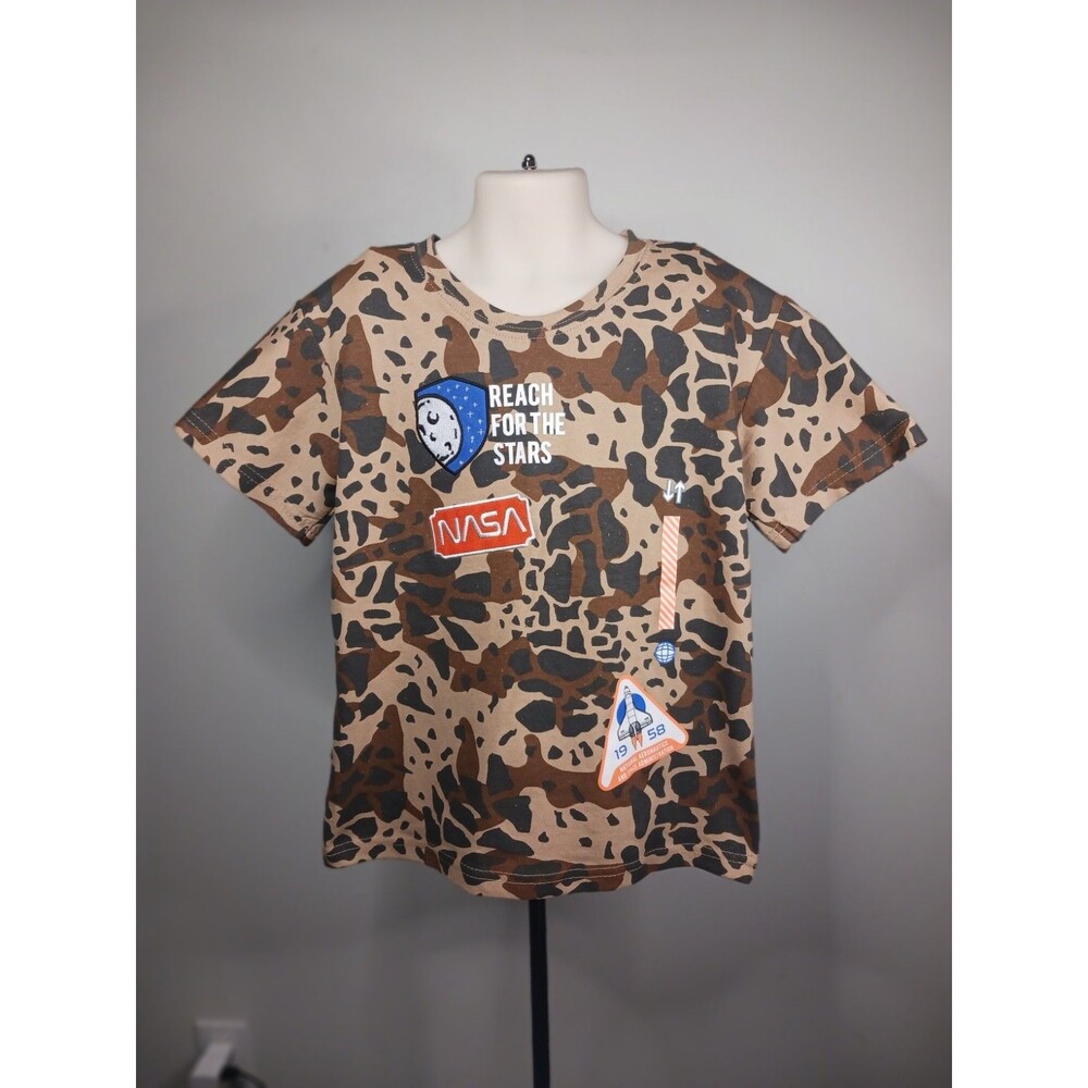 Eighty Eight Brand Camouflage NASA Brown Shirt | Youth Size 5